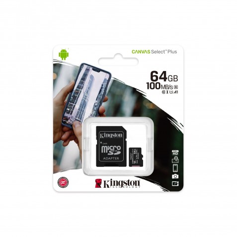 MICRO-SD KINGSTON 64GB CLASS10