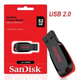 Sandisk Cruzer Blade USB 2.0 Flash Drive - 32GB